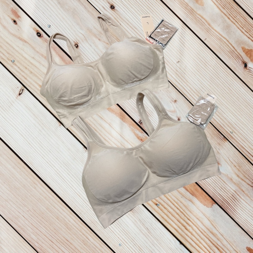 NWT Truekind L daily comfort wireless shaper bras (2)
